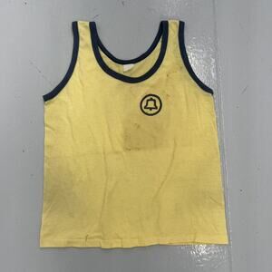 Vintage 70s Bell Yellow/Navy Tank Top